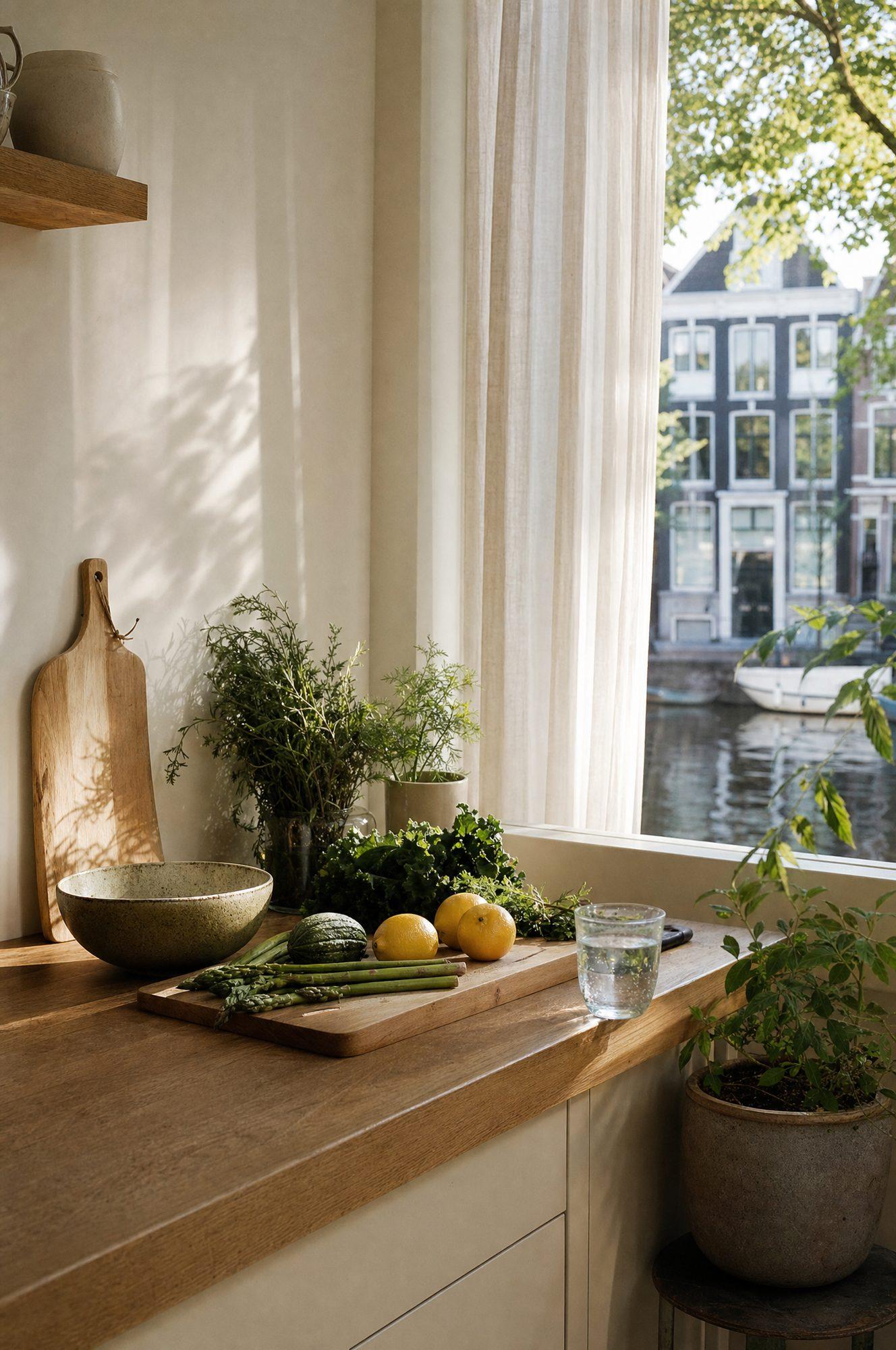 Verse groenten, fruit en een notitieboek, persoonlijk voedingsadvies